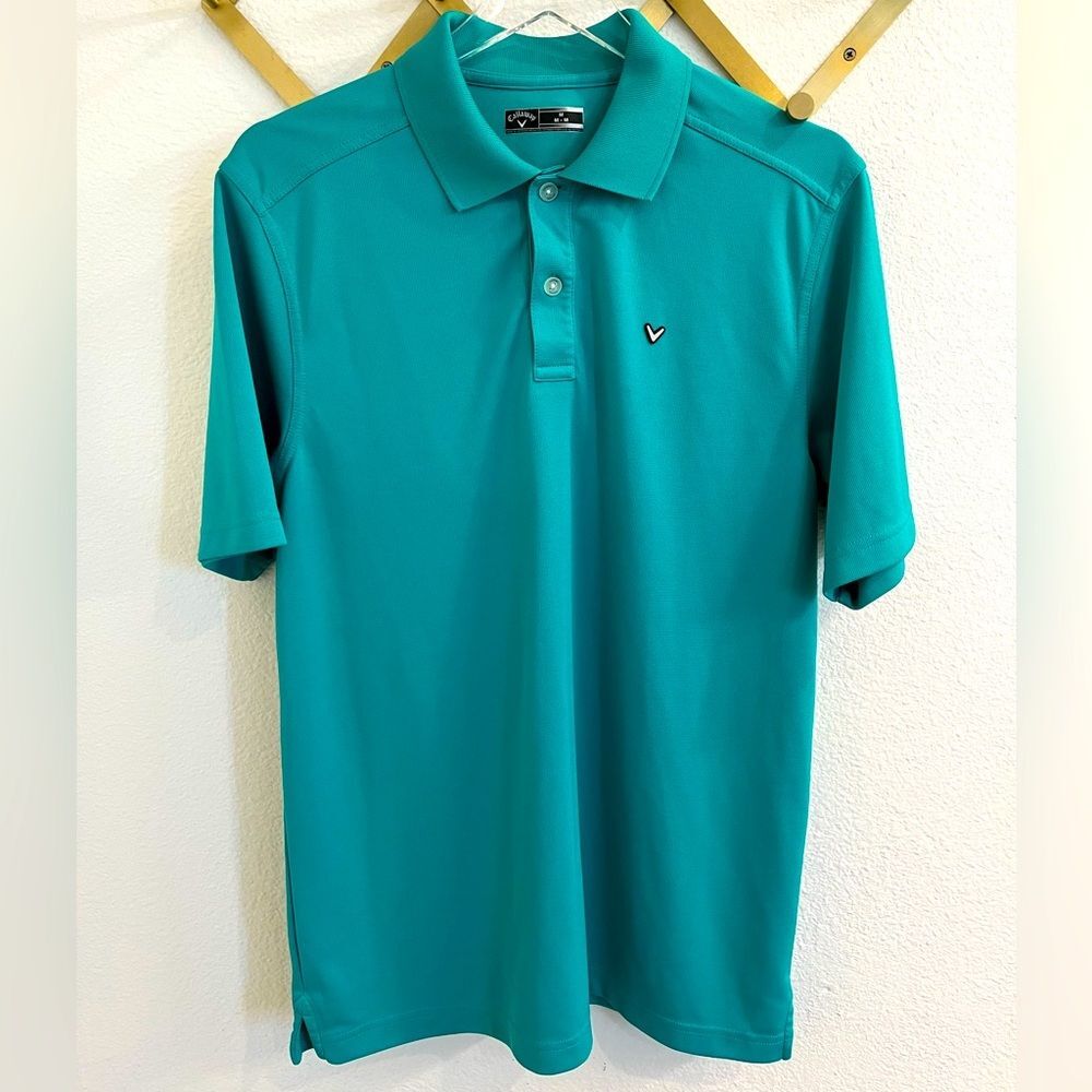 Callaway Teal Green Golf Polo Medium